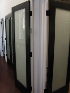 Interior white laminate doors