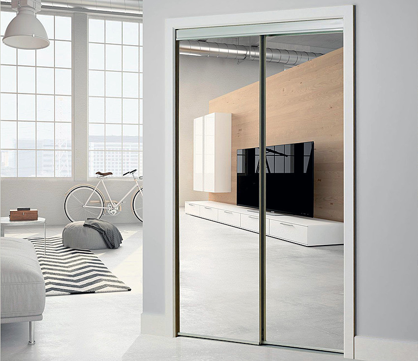 Mirrored Wardrobe Door - Interior Door Replacement Company